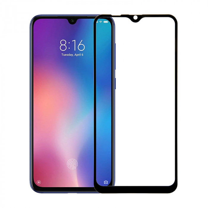 Защитное стекло для Xiaomi Mi 9 SE 2,5D Черное