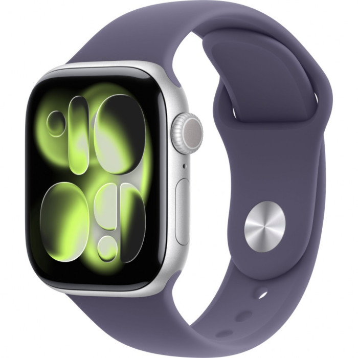Умные часы Apple Watch Series 11 42mm Silver Aluminum Case with Purple Fog Sport Band | Фото 1 из 3