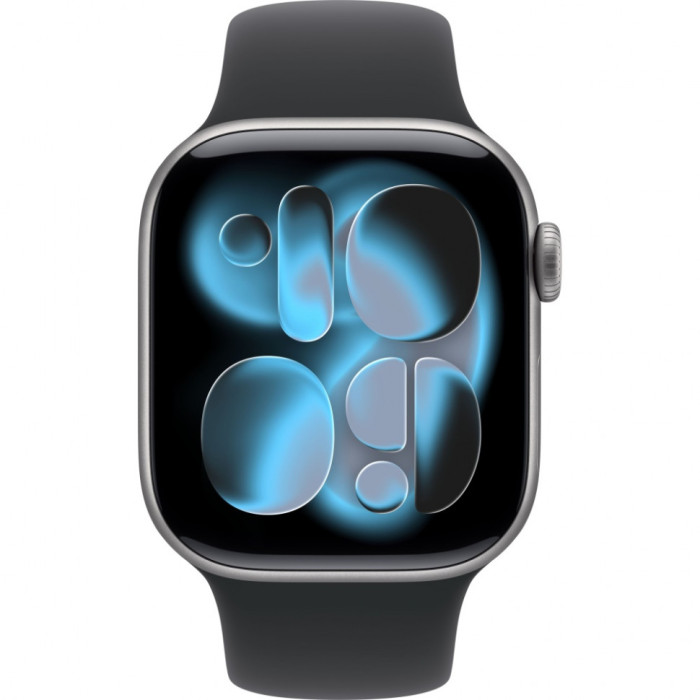 Умные часы Apple Watch Series 11 42mm Space Gray Aluminum Case with Black Sport Band | Фото 2 из 3
