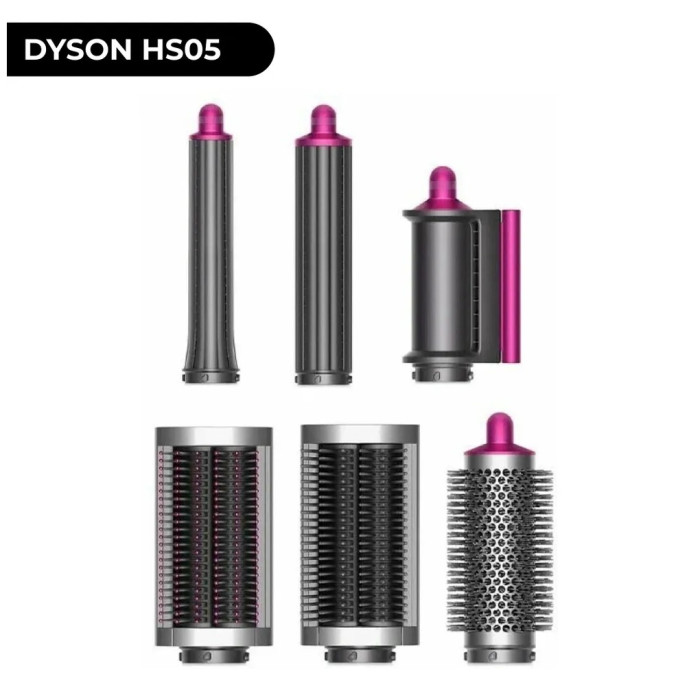 Фен-стайлер Dyson Airwrap Complete Long HS05 Фуксия (Fuchsia/Bright Nickel) | Фото 2 из 5
