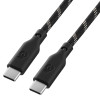 Кабель зарядный uBear Trend Cable USB-C/USB-C 1.2м, 60W, Черно-Бежевый