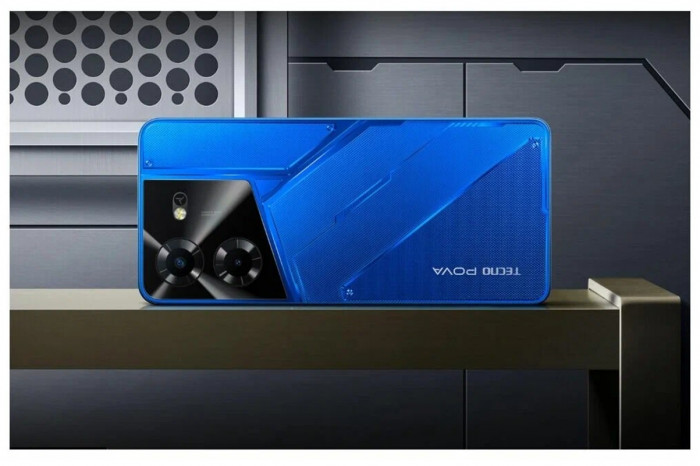 Смартфон Tecno Pova 5 8/128GB Синий (Hurricane Blue) EAC | Фото 8 из 9