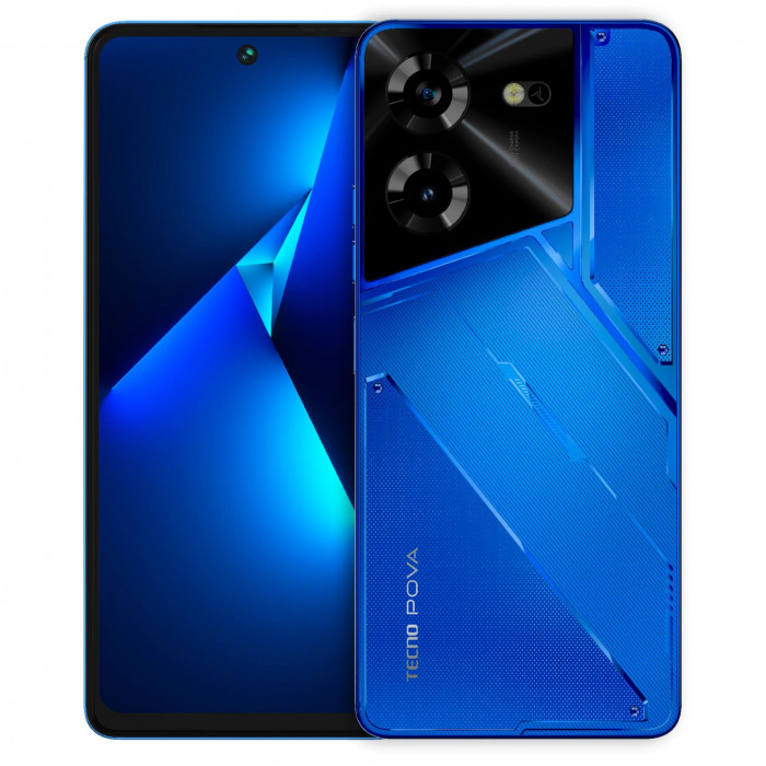 Смартфон Tecno Pova 5 8/128GB Синий (Hurricane Blue) EAC | Фото 1 из 9