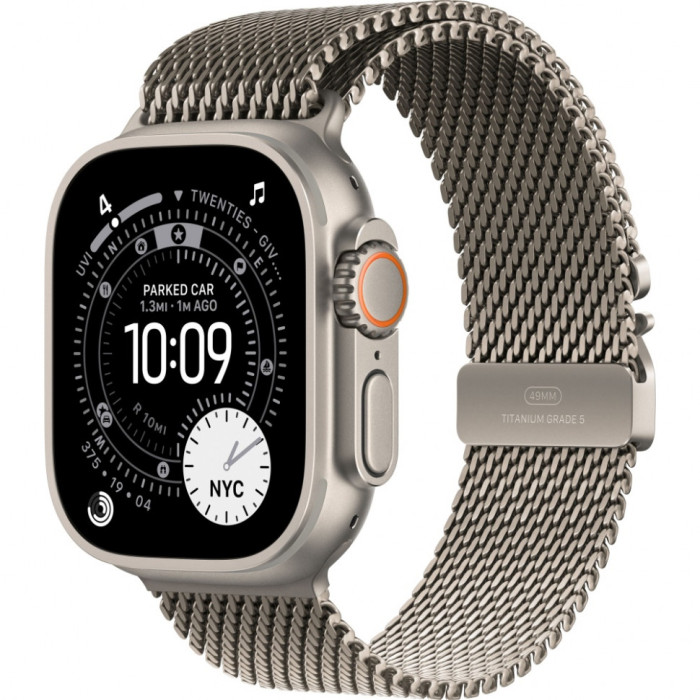 Умные часы Apple Watch Ultra 3 2025 49mm Natural Titanium Case with Natural Titanium Milanese Loop | Фото 1 из 3