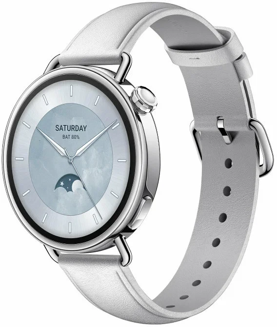 Умные часы Xiaomi Watch S4 41 мм Leather Strap Белый