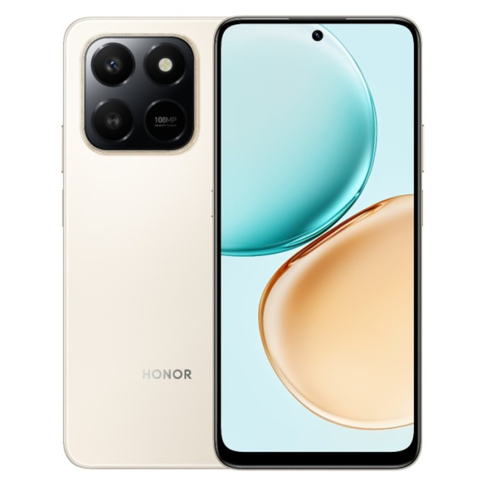 Смартфон Honor X7d 6/128GB Золото пустыни | Фото 1 из 3