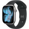 Умные часы Apple Watch Series 11 46mm Space Gray Aluminum Case with Black Sport Band