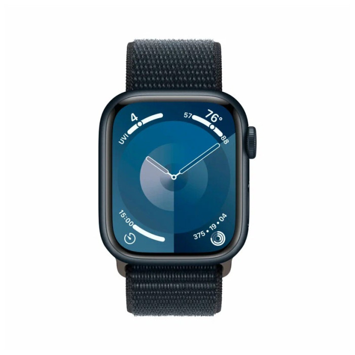 Умные часы Apple Watch Series 9 45mm Midnight Aluminum Case with Midnight Sport Loop | Фото 3 из 4