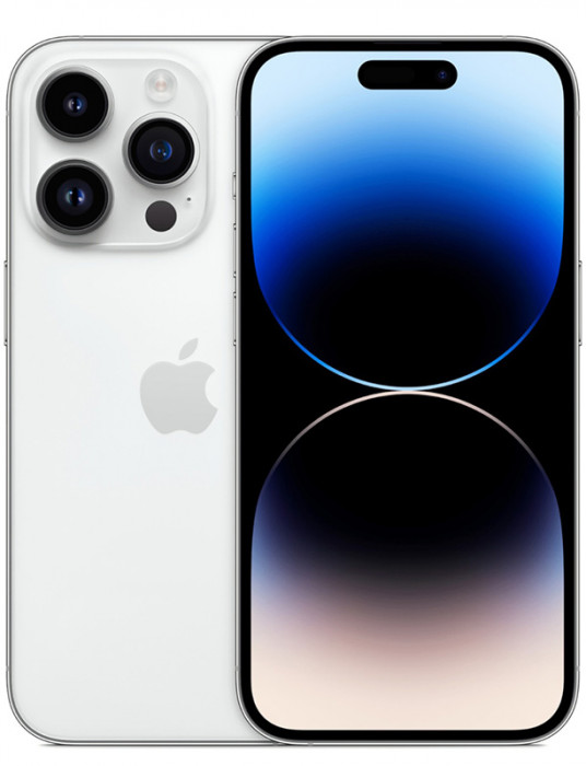 Смартфон Apple iPhone 14 Pro 128GB Серебро (Silver) nano SIM + eSIM (Без RuStore) | Фото 1 из 5