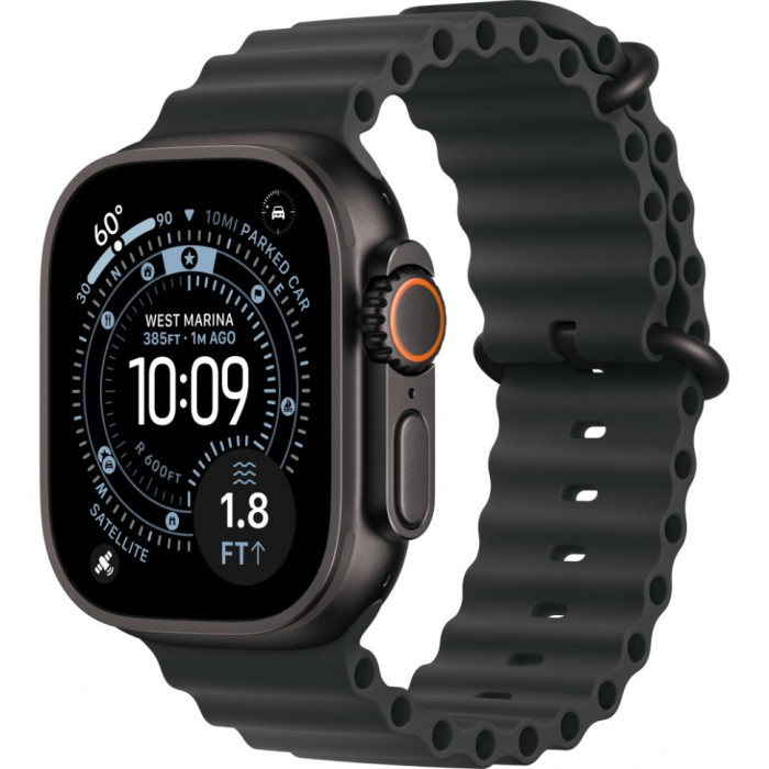 Умные часы Apple Watch Ultra 3 2025 49mm Black Titanium Case with Black Ocean Band | Фото 1 из 3