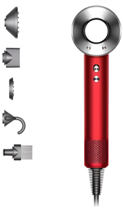 Фен Dyson Supersonic HD07 Красный/Никель (Red/Nickel) | Фото 13 из 13