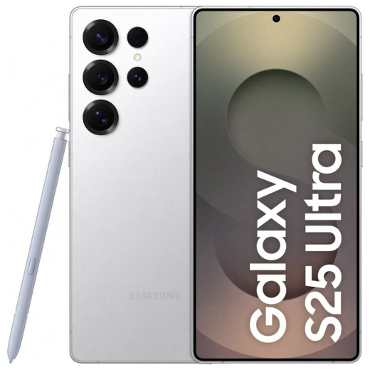 Смартфон Samsung Galaxy S25 Ultra 12/512GB Cеребряный Титан (Titanium Whitesilver) — 