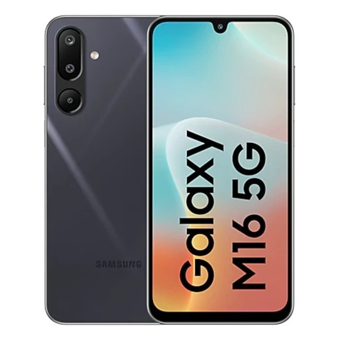 Смартфон Samsung Galaxy M16 5G 4/128GB Черный (Thunder Black) | Фото 1 из 3