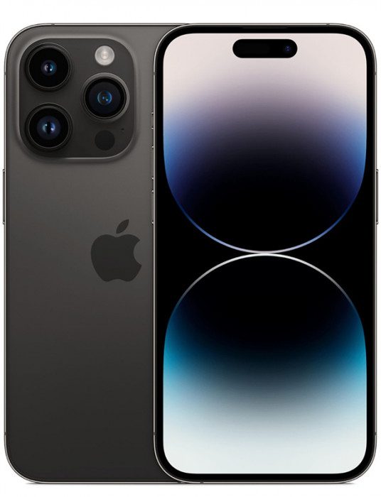 Смартфон Apple iPhone 14 Pro 256GB Космический черный (Space Black) nano SIM + eSIM (Без RuStore) | Фото 1 из 5