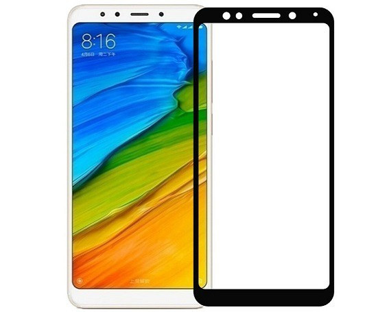 Защитное 3D стекло для Xiaomi Redmi 5A тех.пак Черное