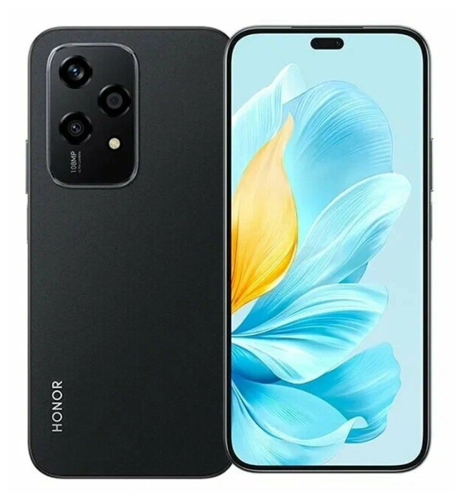 Смартфон Honor 200 Lite 12/256GB Черный (Midnight Black)