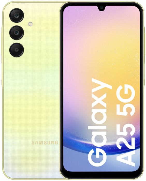 Смартфон Samsung Galaxy A25 6/128GB Желтый (Yellow) | Фото 1 из 10