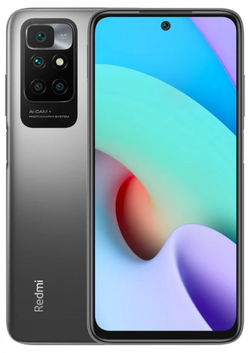 Смартфон Xiaomi Redmi 10 4/64GB NFC Серый (Gray)