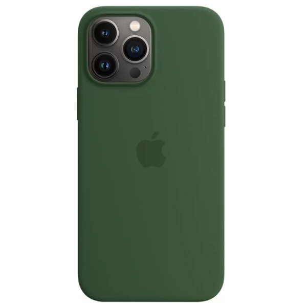 Чехол Silicone Case MagSafe для iPhone 13 Pro Clover | Фото 2 из 3
