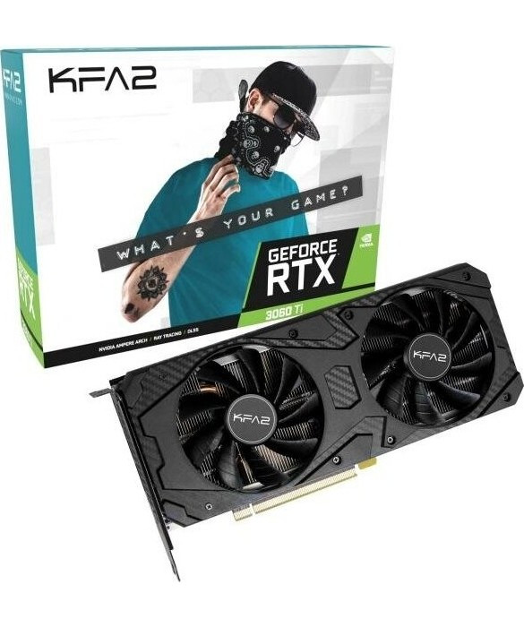 Видеокарта KFA2 GeForce RTX 3060 Ti CORE (LHR) (36ISL6MD1VQK) | Фото 1 из 11