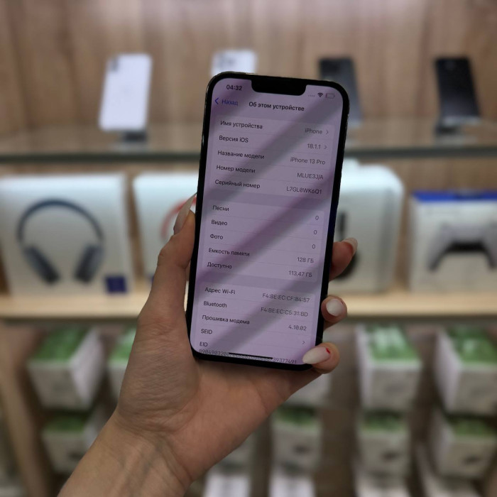Б/у Смартфон Apple iPhone 13 Pro 128GB Графитовый | Фото 2 из 5
