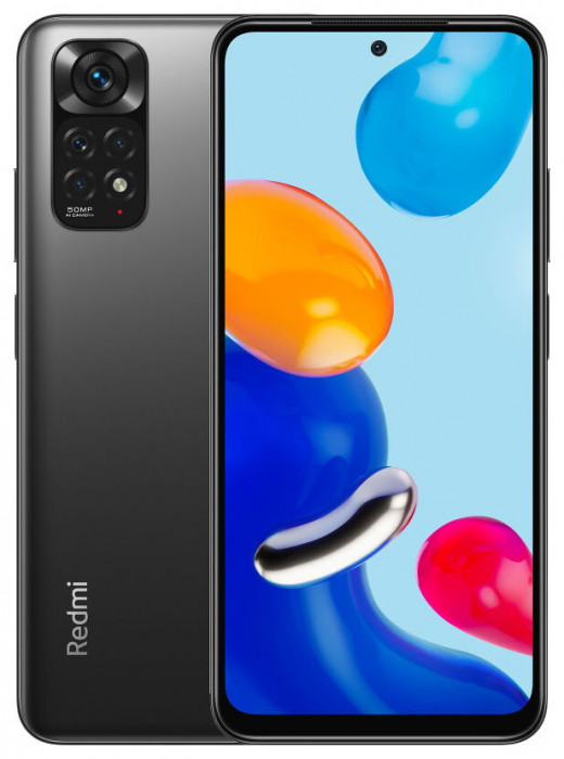 Смартфон Xiaomi Redmi Note 11 4/128GB Серый графит (Graphite Gray) EAC