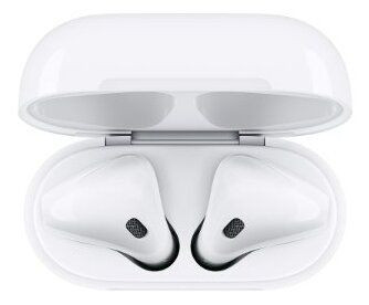 Беспроводные наушники Apple AirPods 2 (с зарядным футляром) MV7N2 Белый | Фото 2 из 4