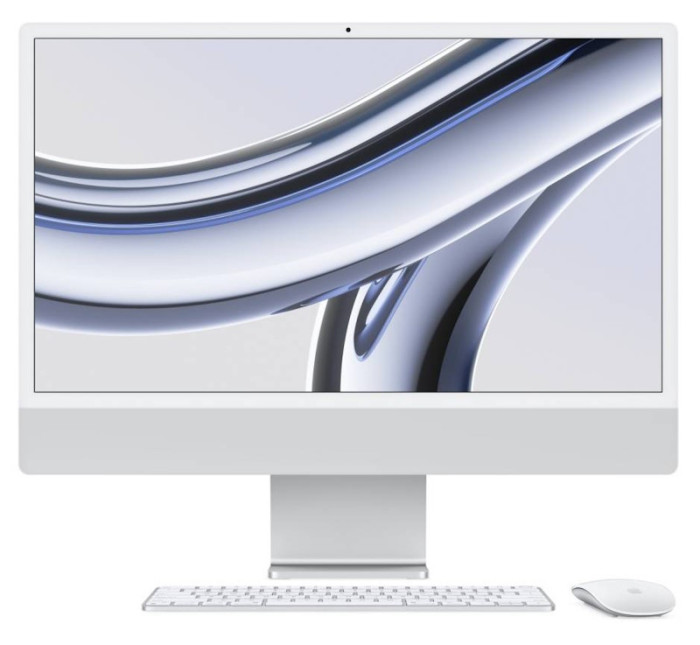 Моноблок Apple iMac 24" 2023 Retina 4,5K, M3 (16/512GB, 10-core GPU) Серебро | Фото 2 из 2