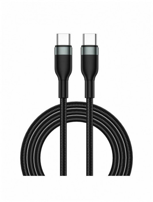 Кабель WiWU USB-C на USB-C 100W 2m Wi-C017 черный | Фото 2 из 2