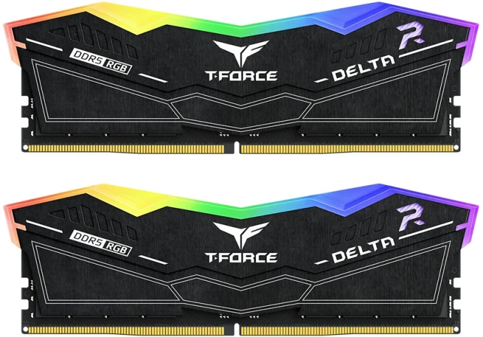 Оперативная память 64Gb DDR5 6000MHz Team T-Force Delta RGB (FF3D564G6000HC38JDC01) (2x32Gb KIT)