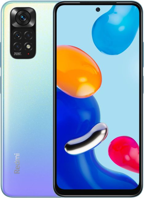 Смартфон Xiaomi Redmi Note 11 4/128GB NFC Синие звезды (Star Blue) E | Фото 1 из 6
