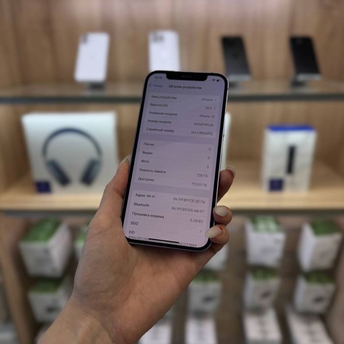 Б/у Смартфон Apple iPhone 12 128GB Фиолетовый | Фото 2 из 5