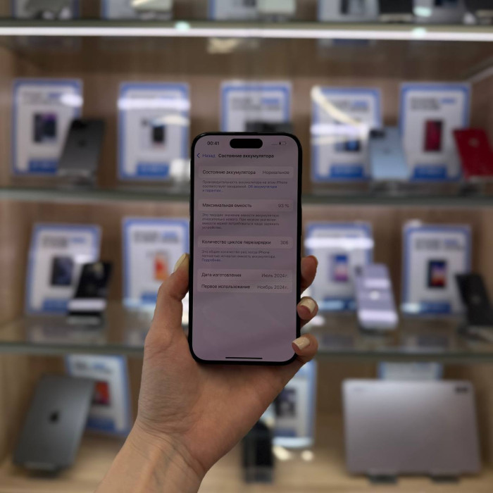Б/у Смартфон Apple iPhone 15 Pro 128GB Синий | Фото 4 из 5