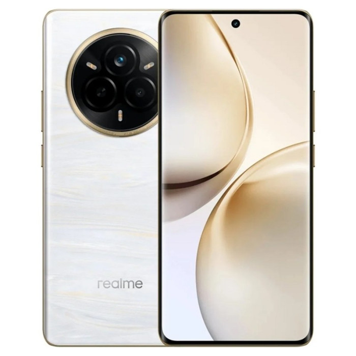 Смартфон Realme 14 Pro+ 8/128GB Белый (Pearl White) | Фото 1 из 3