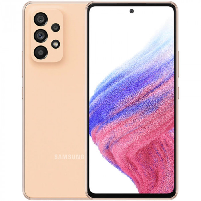 Смартфон Samsung Galaxy A53 5G 6/128GB Персиковый (Awesome Peach) | Фото 1 из 5